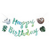 Sloth Party Birthday Banner - Decorations - 1 - thumbnail