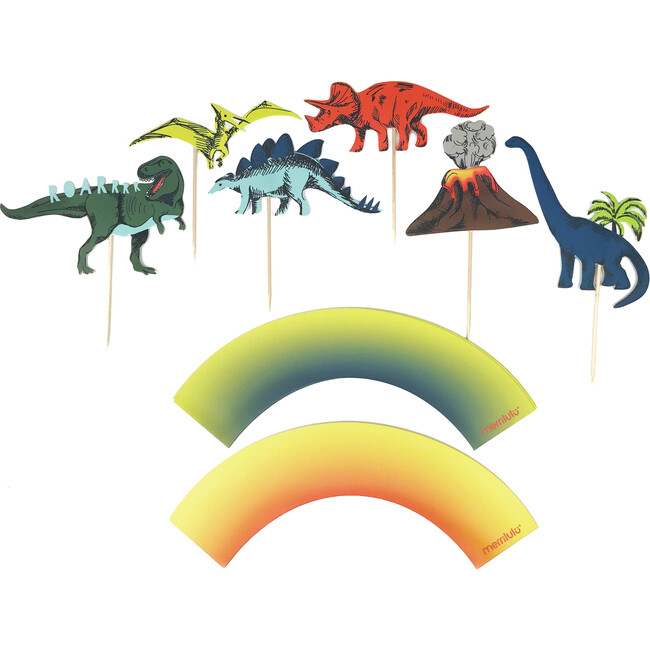 Dinosaur Party Cupcake Toppers