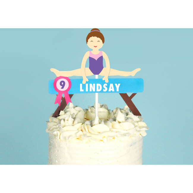 Gymnastics Party Custom Cake Topper - Tableware - 2