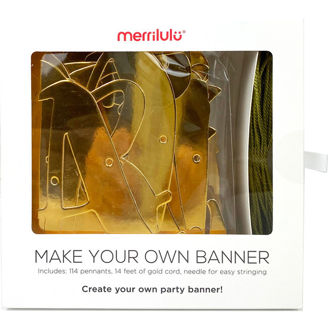 Make Your Own Banner in Gold