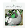 Sloth Party Birthday Banner - Decorations - 3