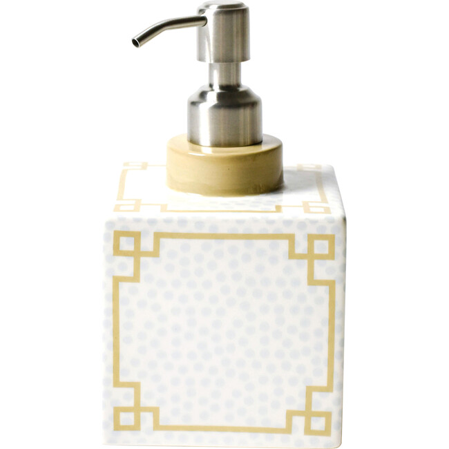 Square Soap Pump, Smoke Small Dot - Body Cleansers & Soaps - 1