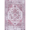 Serapi Machine Washable Rug, Light Pink/Purple - Rugs - 1 - thumbnail