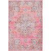 Serapi Machine Washable Rug, Faded Red/Pink/Orange - Rugs - 1 - thumbnail