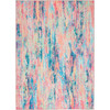 Sequoia Machine Washable Rug, Blue/Orange Multi - Rugs - 1 - thumbnail