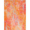 Sequoia Machine Washable Rug, Orange/Red - Rugs - 1 - thumbnail