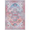 Serapi Machine Washable Rug, Faded Deep Red/Blue/Orange - Rugs - 1 - thumbnail