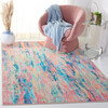 Sequoia Machine Washable Rug, Blue/Orange Multi - Rugs - 2