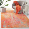 Sequoia Machine Washable Rug, Orange/Red - Rugs - 2