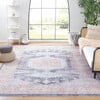 Serapi Machine Washable Rug, Faded Navy/Red - Rugs - 2