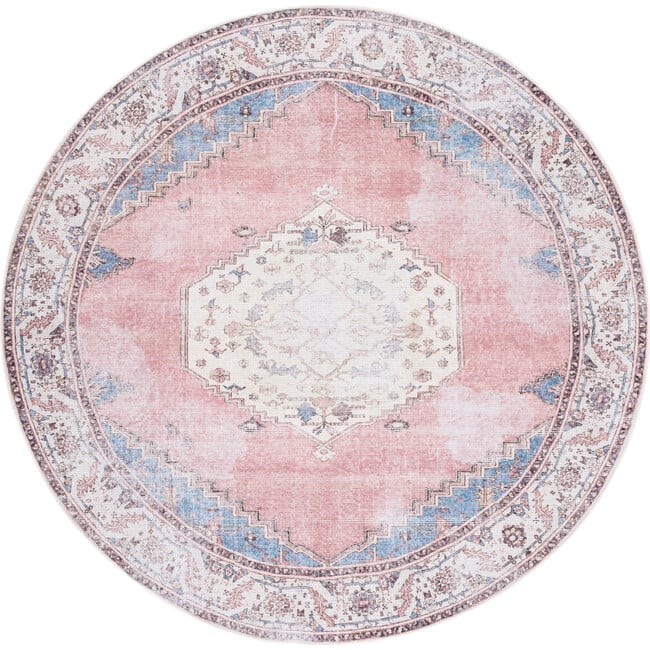 Serapi Machine Washable Rug, Light Pink Taupe - Rugs - 5