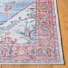 Serapi Machine Washable Rug, Faded Light Blue/Orange - Rugs - 6