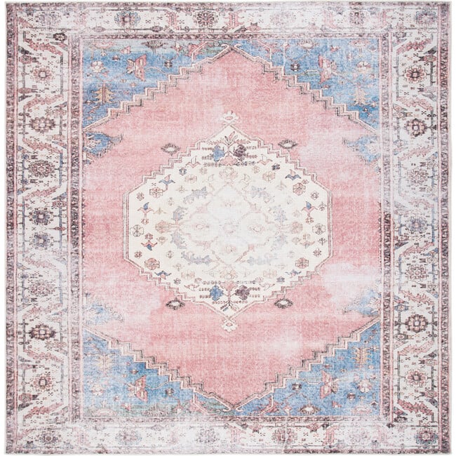 Serapi Machine Washable Rug, Light Pink Taupe - Rugs - 6