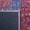 Serapi Machine Washable Rug, Red/Blue Medallion - Rugs - 3 - thumbnail