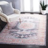 Serapi Machine Washable Rug, Faded Navy/Red - Rugs - 3