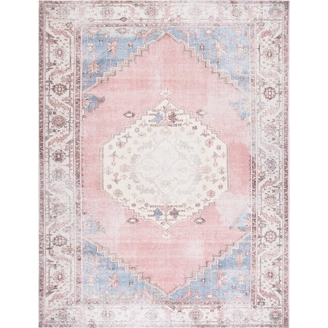 Serapi Machine Washable Rug, Light Pink Taupe - Rugs - 7