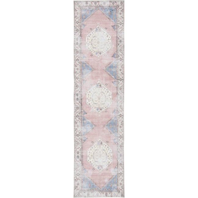 Serapi Machine Washable Rug, Light Pink Taupe - Rugs - 8