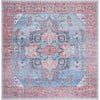 Serapi Machine Washable Rug, Faded Light Blue/Orange - Rugs - 9