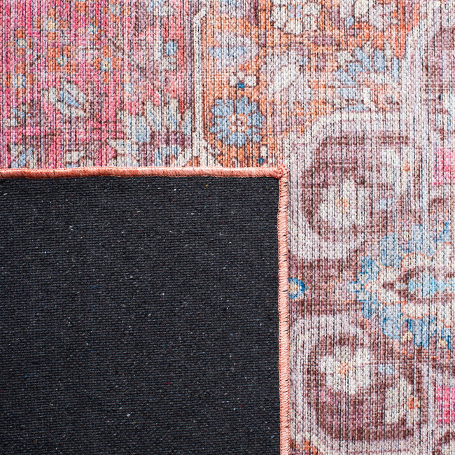 Serapi Machine Washable Rug, Faded Red/Pink/Orange - Rugs - 7