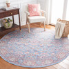 Serapi Machine Washable Rug, Aqua/Orange Floral - Rugs - 9