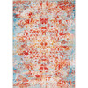 Bahia Machine Washable Rug, Red/Orange/Blue Multi - Rugs - 1 - thumbnail