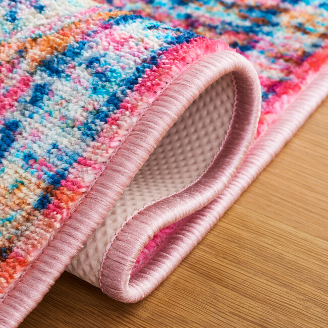 Bahia Machine Washable Rug, Purple/Pink Multi - Rugs - 4