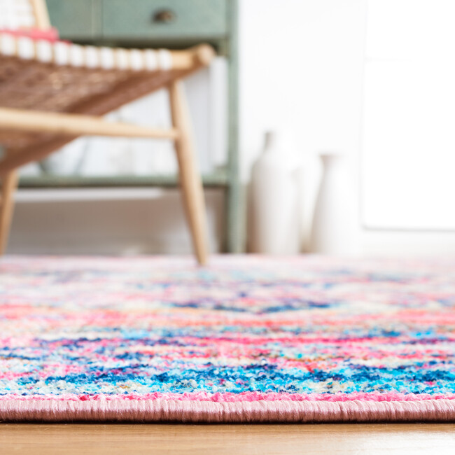 Bahia Machine Washable Rug, Purple/Pink Multi - Rugs - 5