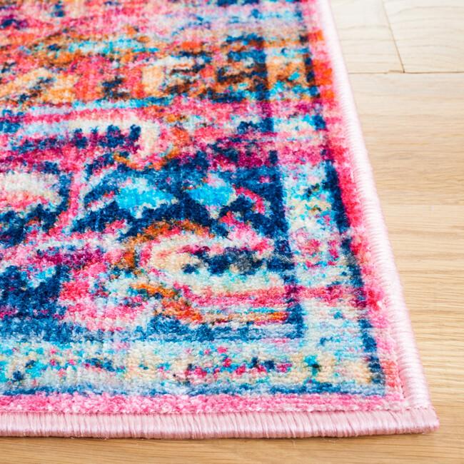 Bahia Machine Washable Rug, Purple/Pink Multi - Rugs - 6