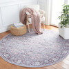 Serapi Machine Washable Rug, Grey/Deep Aubergene - Rugs - 9