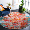 Bahia Machine Washable Rug, Red/Orange/Blue Multi - Rugs - 9