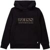 Gold Logo Hoodie, Black - Sweatshirts - 1 - thumbnail