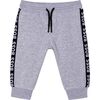 Logo Tape Sweatpants, Gray - Sweatpants - 1 - thumbnail