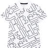 HB Print Polo, White - Polo Shirts - 1 - thumbnail