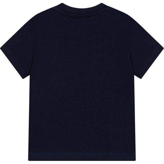 Block Logo T-Shirt, Navy - Tees - 2