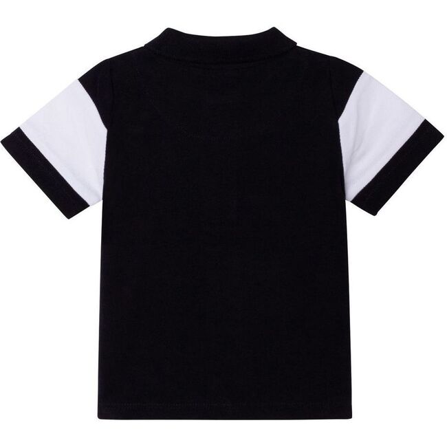 Colorblock Logo Polo, Black - Polo Shirts - 2