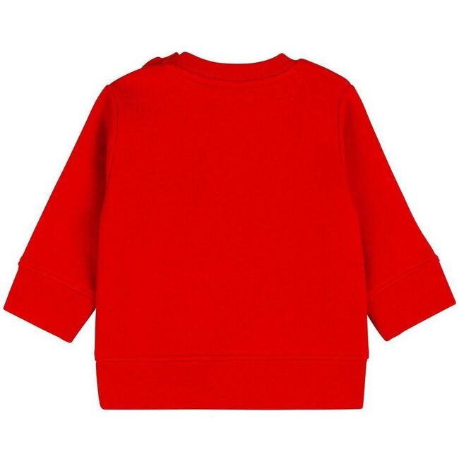 Block Logo Sweatshirt, Red