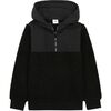 Block Logo Hoodie, Black - Sweatshirts - 1 - thumbnail