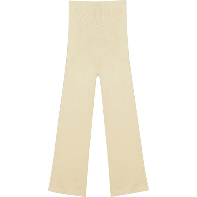 Women's Sweater Flare Leg Pant, Crème