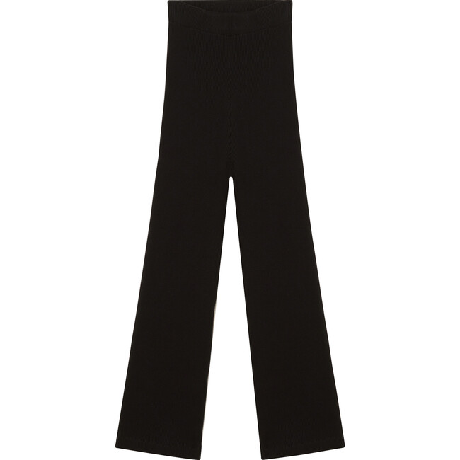 Women's Sweater Flare Leg Pant, Midnight Black