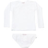 Charlie Rashguard Swim Set, White - Rash Guards - 3