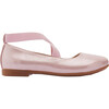 Toddler Satin Ballerina Flats, Pink - Flats - 2