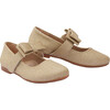Sparkly Bow Flats, Gold - Flats - 1 - thumbnail