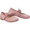 Sparkly Bow Flats, Pink - Flats - 1 - thumbnail