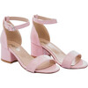 Patent Sandal-Strap Heels, Pink - Flats - 1 - thumbnail