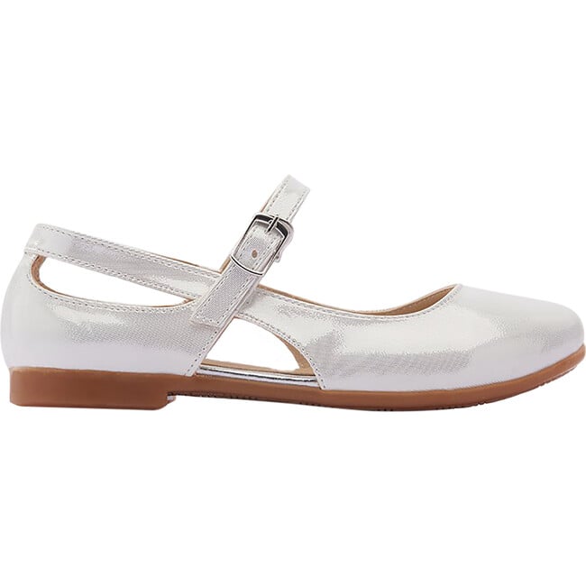 Toddler Cut-Out Flats, White - Flats - 2