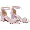 Bubblegum Glitter Heels, Pink - Flats - 1 - thumbnail