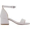 Sandal Strap Heels, Snow White - Flats - 2