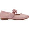 Sparkly Bow Flats, Pink - Flats - 2