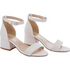 Sandal Strap Heels, Pearl White - Flats - 1 - thumbnail
