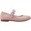 Glossy Flower Flats, Pink - Flats - 2